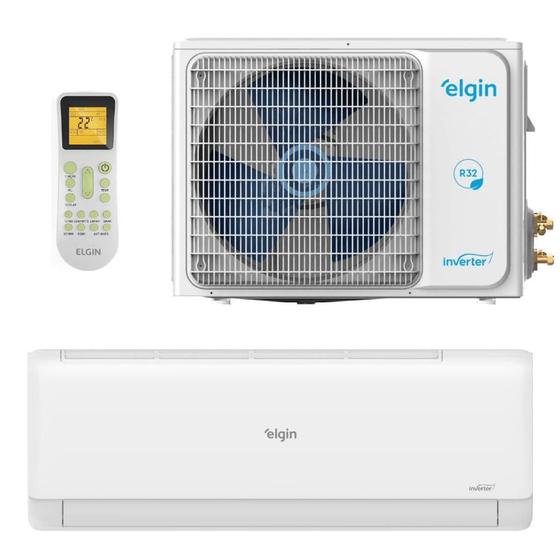 Imagem de Ar-Condicionado Split Inverter II 30000 Btus Elgin Eco com Wi-Fi Integrado High Wall Quente e Frio - 220v