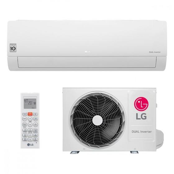 Imagem de Ar Condicionado Split Inverter LG Hi Wall DUAL Compact 12000 BTUs Frio S4NQ12JA3A5 - 220V