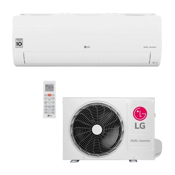 Imagem de Ar Condicionado Split Inverter LG Hi Wall DUAL Voice 9000 BTUs Frio S4NQ09AA31C - 110V