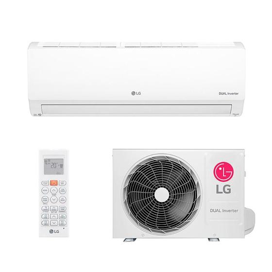 Imagem de Ar Condicionado Split Inverter LG Hi Wall DUAL Voice +IA 9000 BTUs Quente Frio S3NW09AA31C - 220V