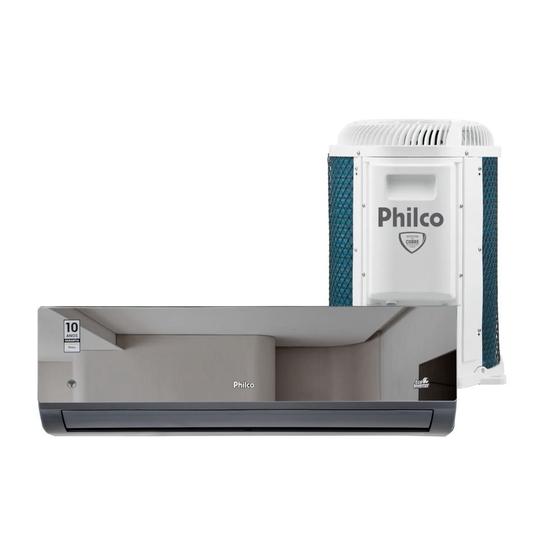 Imagem de Ar Condicionado Split Inverter Philco Espelhado 9000 BTUs Quente e Frio PAC9000IQFM15E 220V