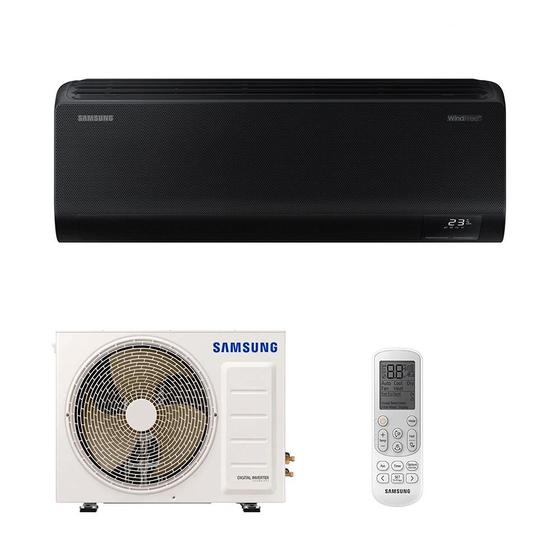 Imagem de Ar Condicionado Split Inverter Samsung WindFree Black Edition 18.000 Btus Quente e Frio 220v