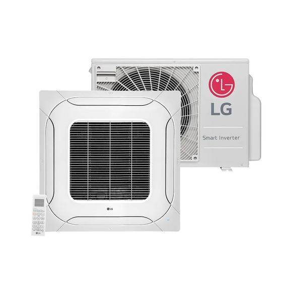 Imagem de Ar Condicionado Split LG Cassete Inverter 31000 BTU/h Quente e Frio Monofásico ATNW36GNLP1.ANWZBR1  220 Volts