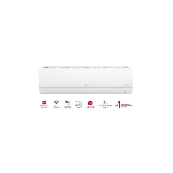 Imagem de Ar Condicionado Split LG DUAL Inverter Voice + Inteligência Artificial R32 12.000 Btus Frio 220V