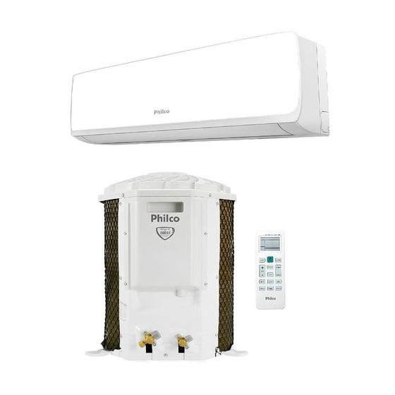 Ar Condicionado Split Philco Hi Wall 9.000 Btu/h Quente E Frio Monofásico Branco PAS9QT 220V Imagem de Ar Condicionado Split Philco Hi Wall 9.000 Btu/h Quente E Frio Monofásico Branco PAS9QT 220V