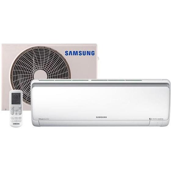 Imagem de Ar Condicionado Split Samsung Digital Inverter, Quente e Frio, 9.000 Btus - 179665 + 179661