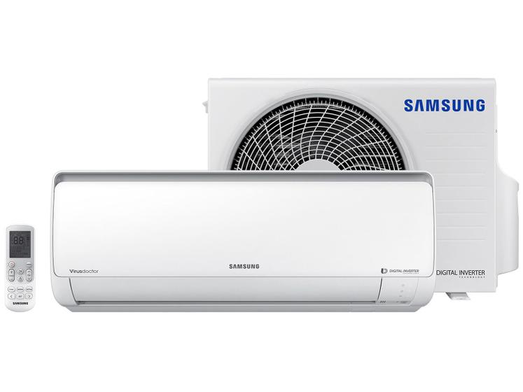 Ar-condicionado Split Samsung Inverter - 11.500 BTUs Frio AR12NVFPCWKXAZ - Ar  Condicionado Split - Magazine Luiza