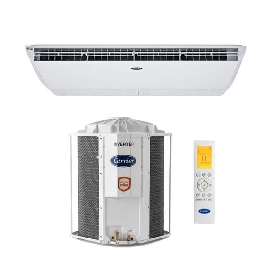 Imagem de Ar Condicionado Split Teto Inverter Carrier 53000 Btus Quente e Frio Xpower 220V Monofásico