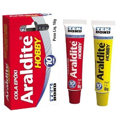 Imagem de Araldite cola epoxi liq hobby 16g tek bond - 10min