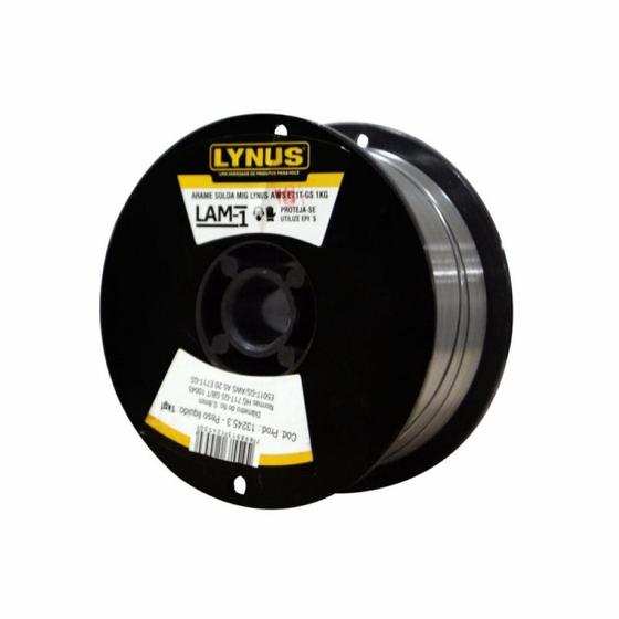 Imagem de Arame de Solda MIG Sem Gás 1KG Com 0,8Mm AWS E71T-GS LAM-1 Lynus