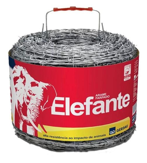 Arame Farpado Elefante 400 M Gerdau 2.2 Mm Menor preço em Arame Farpado Elefante 400 M Gerdau 2.2 Mm