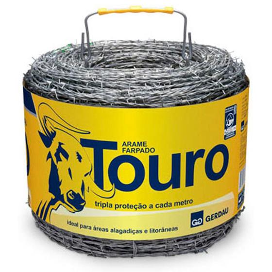 Arame Farpado Gerdau Touro 1,6mm, 500 metros Menor preço em Arame Farpado Gerdau Touro 1,6mm, 500 metros