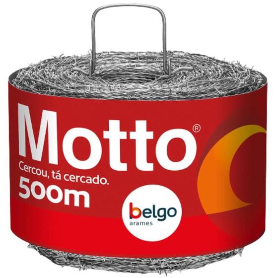 Arame Farpado Motto 500 m Belgo Menor preço em Arame Farpado Motto 500 m Belgo