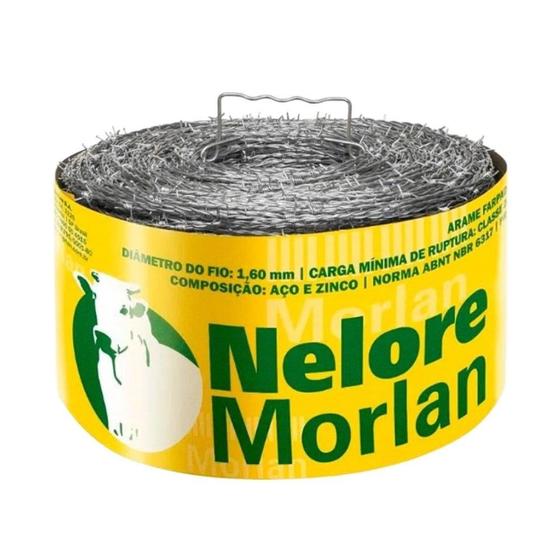 Arame Farpado Nelore Fio 16 1,60mm 250kgf 500m Imagem de Arame Farpado Nelore Fio 16 1,60mm 250kgf 500m