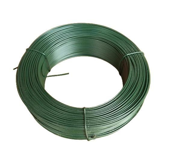 Imagem de Arame Galvanizado 20 Bwg - 0,89mm Pvc (1,50mm) 1kg - Verde