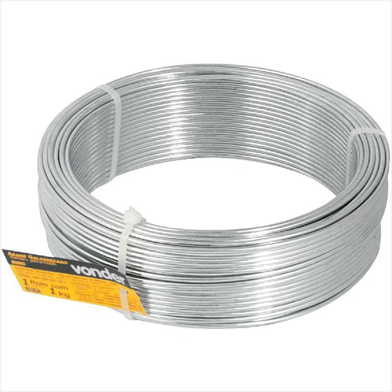 Imagem de Arame galvanizado comercial BWG 16 1,65 mm - Vonder