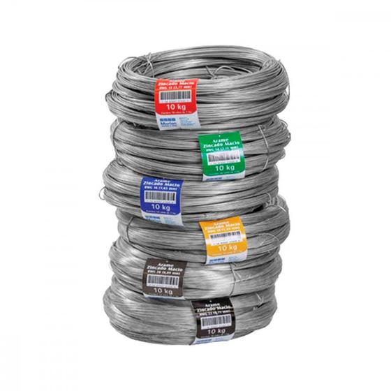 Imagem de Arame Galvanizado N 12 . / Kit C/ 10 Quilos