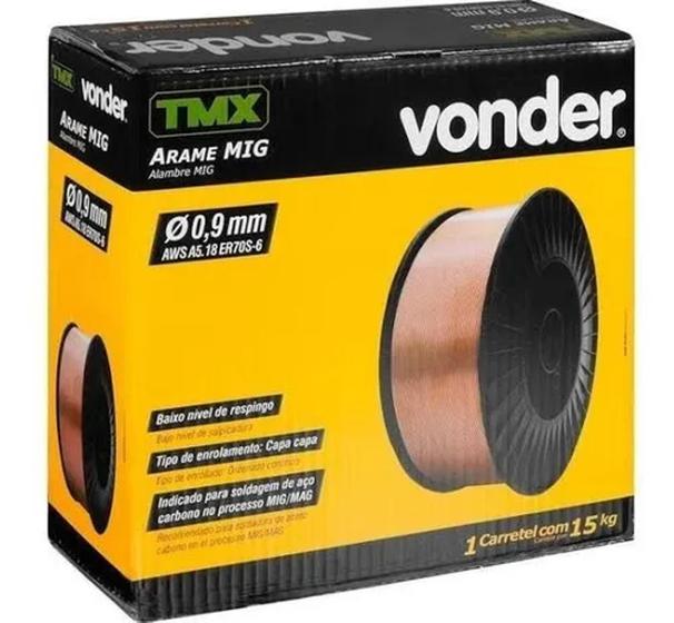 Imagem de Arame Para Solda Com Gás Mig 0.8mm 15kg Capa Capa