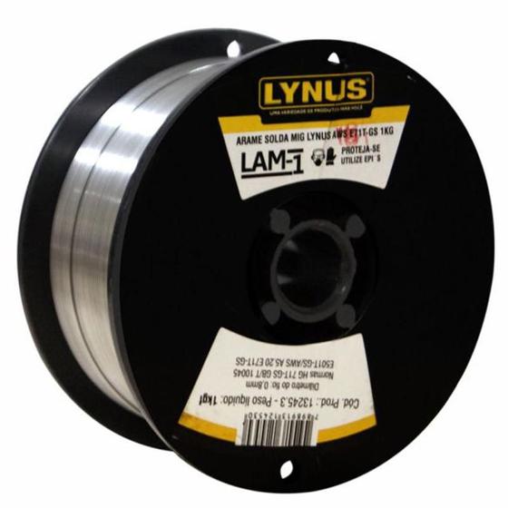 Imagem de Arame para Solda MIG 0,8 MM Rolo 1,0 KG LAM-1 LYNU