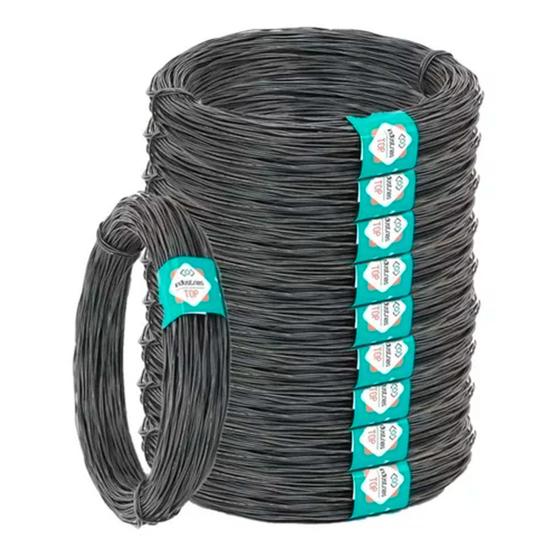 Imagem de Arame Recozido Torcido Bwg 18 1,24mm - Top (10 Rolo 10kg)