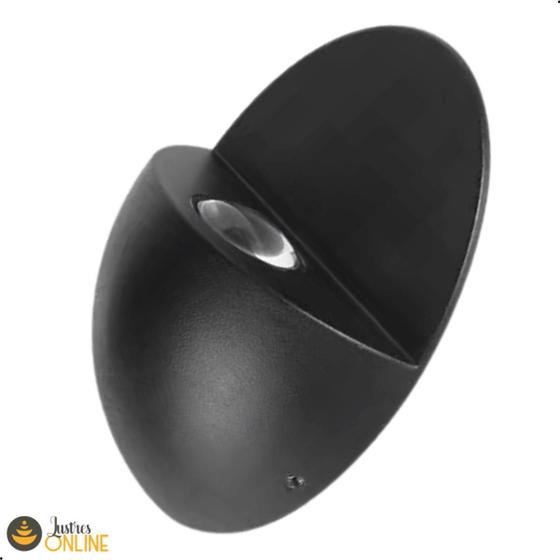 Imagem de Arandela Balizador LED 1w 3000k Preto Globo