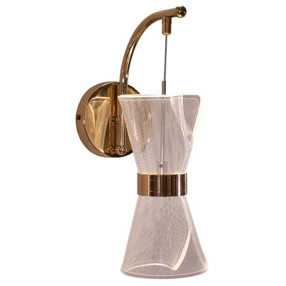 Imagem de Arandela Doce Dourada 24cm IP20 Led 8W 3 em 1 Bivolt
