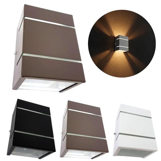 Arandela Eco E27 2 Frisos 12x16x9cm Sem Lâmpada Interna Externa Muro Parede Menor preço em Arandela Eco E27 2 Frisos 12x16x9cm Sem Lâmpada Interna Externa Muro Parede