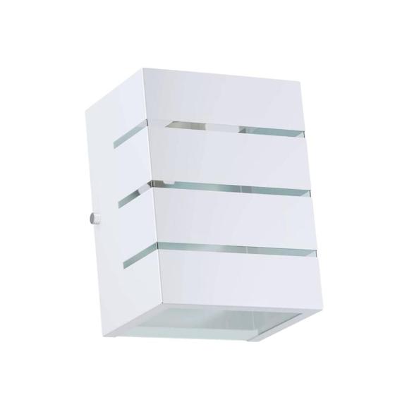 Imagem de Arandela Eco E27 3 Frisos Em Alumínio 12x16x09cm Com Lâmpada Interna Externa Muro Parede - 130