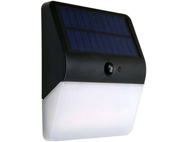 Arandela Externa Solar Preta LED 3W Ecoforce - 18545 - Luminária de ...