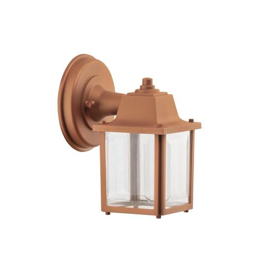 Arandela Externa Vintage Cobre Colonial Fachada Acl97 Acende A Luz