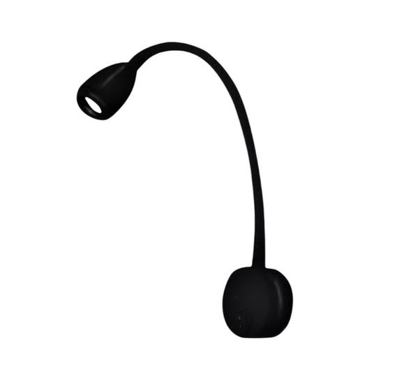 Arandela Led 3w 3000k Haste Flexível Quarto Cabeceira Cama Leitura Menor preço em Arandela Led 3w 3000k Haste Flexível Quarto Cabeceira Cama Leitura