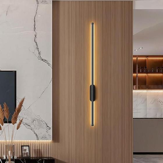 Arandela Led Slim 60cm 11w Luz 3em1 Design Moderno Fit Menor preço em Arandela Led Slim 60cm 11w Luz 3em1 Design Moderno Fit