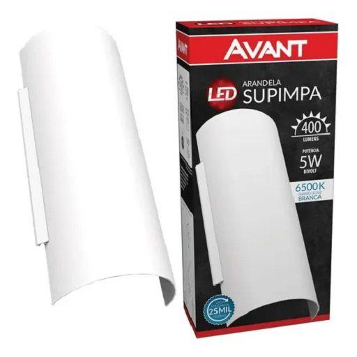 Arandela led supimpa 5w 6500k bivolt avant Luminária de Parede