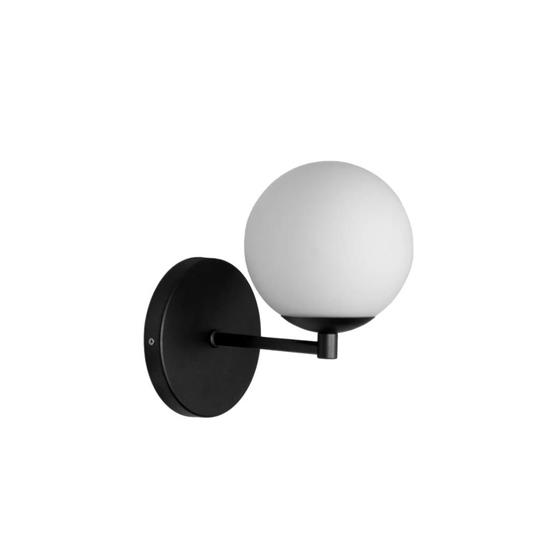 Imagem de Arandela Parede Luminaria Jabuti Bola Globo Sala Cama Preto