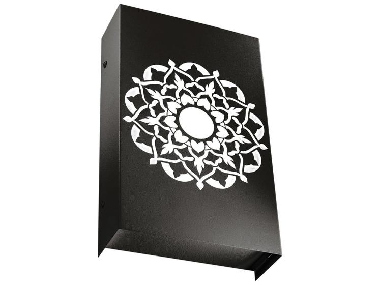 Arandela Reta LED 8W Luz Amarela RCG Combinati Alhambra Luminária de Parede / Arandela