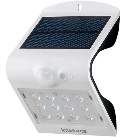 Arandela Solar Led Sem Fio Acionamento Automático Intelbras Luz Amarela ...
