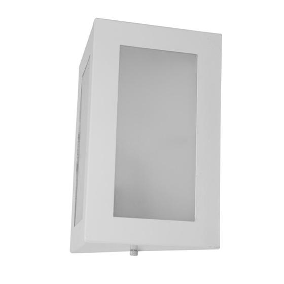 Imagem de Arandela Triangular Alumínio Parede Externa/Interna Preta