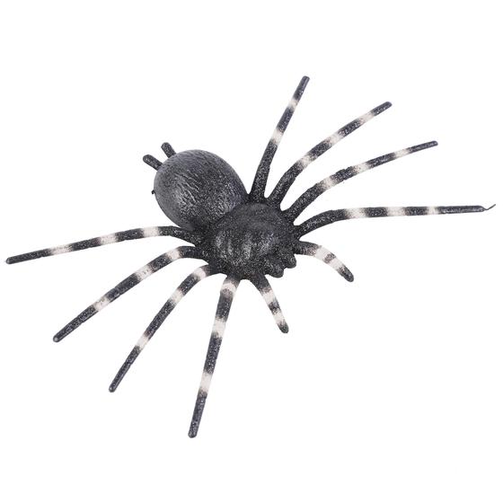 Imagem de Aranha Patas Listradas Decorativo Halloween 23x10cm 29004133