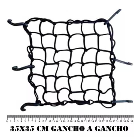 Imagem de Aranha Redinha Elástica  Kit Com 10 Unidades (porta Capacete) 