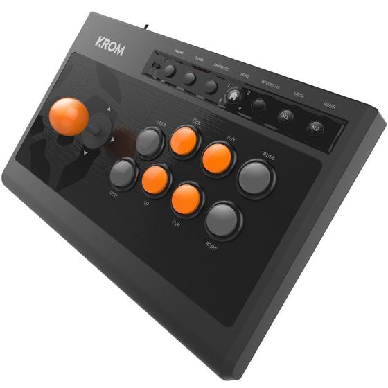 Arcade NOX Krom Fighting Stick Kumite PS4, PS3, Xbox One, PC - NXKROMKMT Menor preço em Arcade NOX Krom Fighting Stick Kumite PS4, PS3, Xbox One, PC - NXKROMKMT