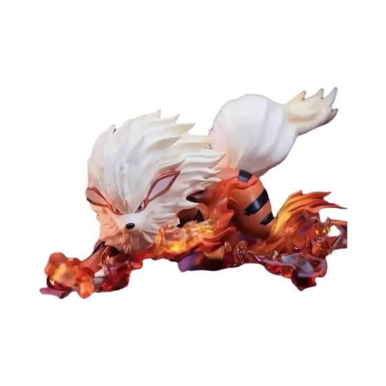 Imagem de Arcanine Growlithe Pokémon Anime Estatueta Modelo Kawaii Decoração Boneca Ornamento Colecionável