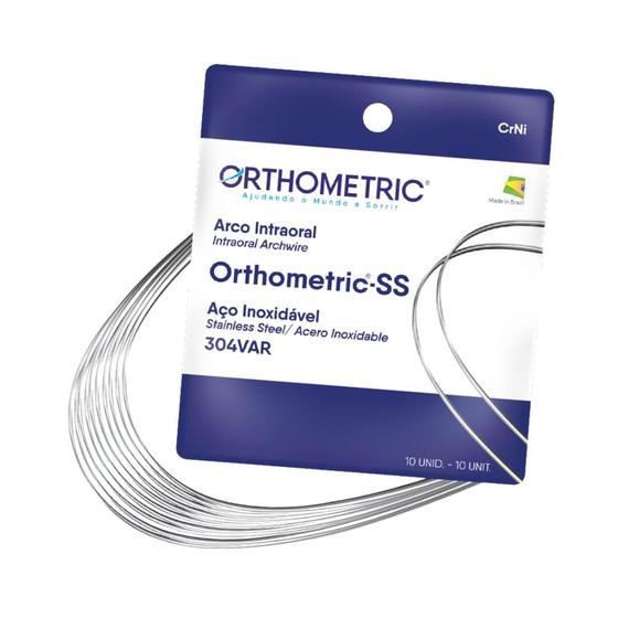 Imagem de Arco Aço SS Retangular Inferior - Orthometric