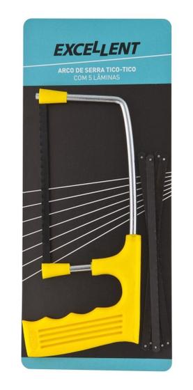 Imagem de Arco De Serra Tico Tico Manual Com 5 Lâminas Extras