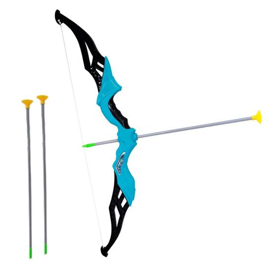 Imagem de Arco e Flecha Ponta de Ventosa Arqueiro Azul DM Toys