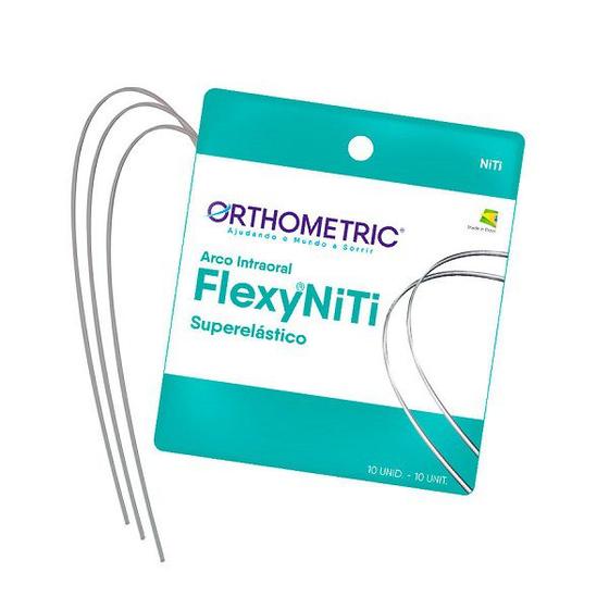 Imagem de Arco Flexy Niti Super-Elastic ALX Quadrado Superior - Orthometric