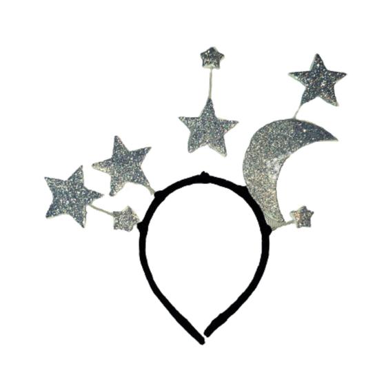 Imagem de Arco tiara com auréola para fantasia anjo, adereço para Carnaval, adorno de cabeça angelical