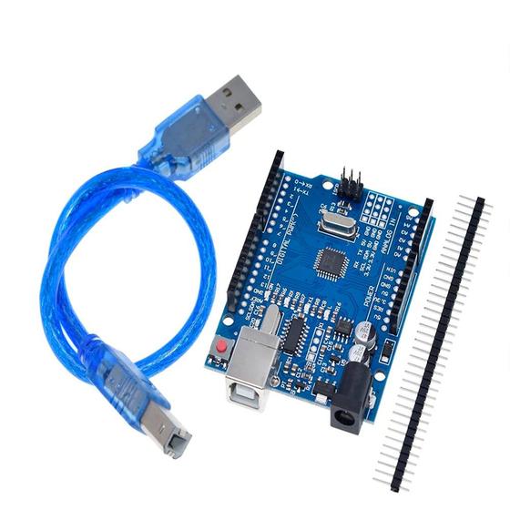 Imagem de Arduino Uno Atmega 328P Chip 16Mhz + Cabo Usb (A113)