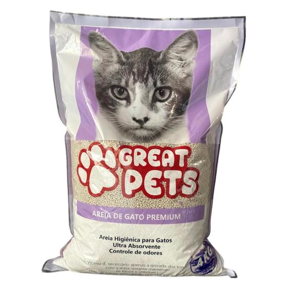 Imagem de Areia Bentonita Premium Lavanda 4kg - Great Pets