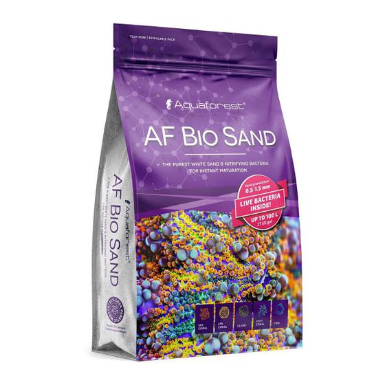 Imagem de Areia Branca Natural Aquaforest Bio Sand -7,5Kg Doce Marinho