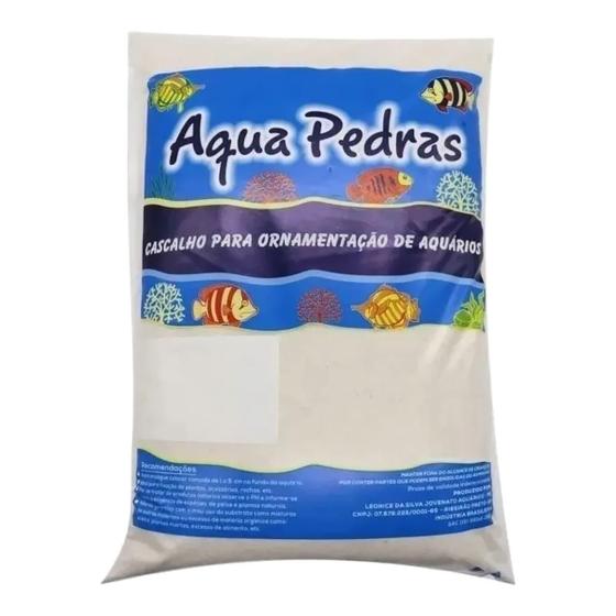 Imagem de Areia De Duna Aqua Pedras Fina N00 Saco 25Kg